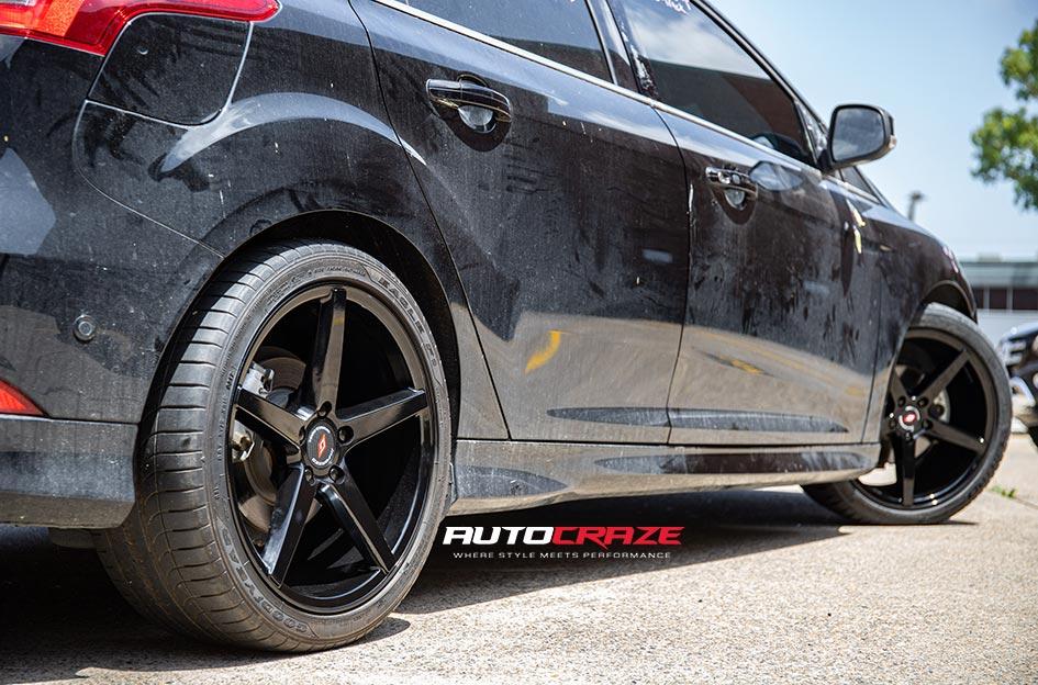 FORD FOCUS  5 STUD  IFG 8 FLAT BLACK