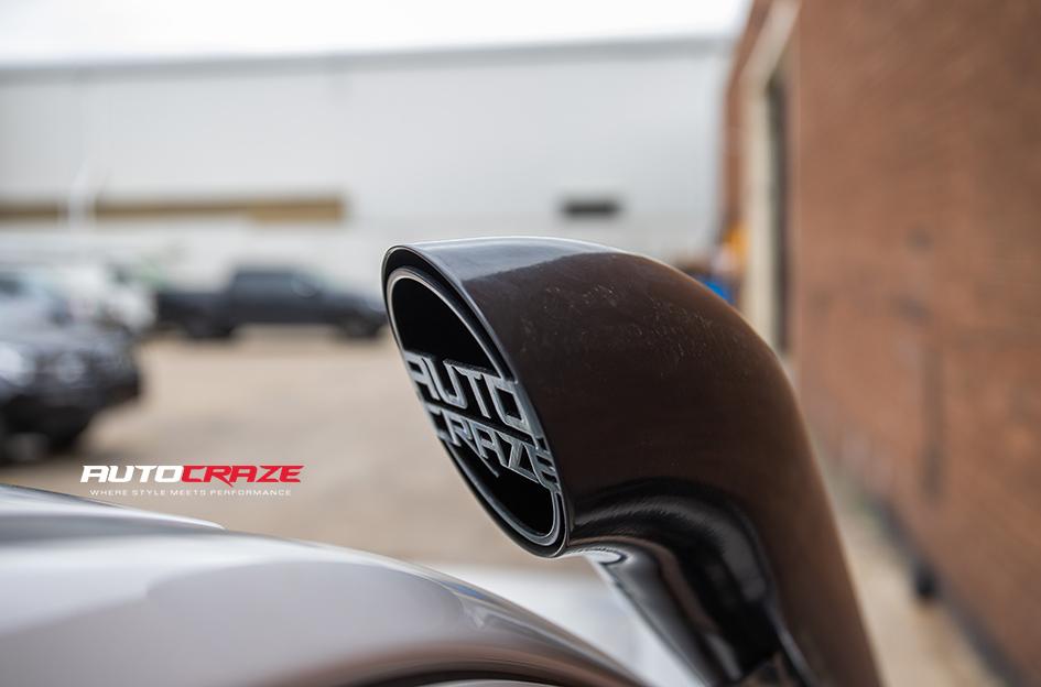 FORD RANGER AVALANCHE MATTE BLACK FRONT MILLED