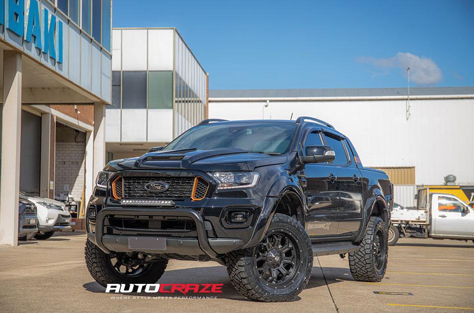 FORD RANGER HURRICANE MATTE BLACK