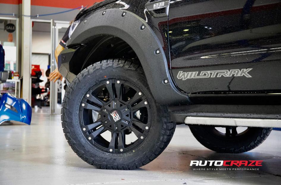 FORD RANGER MONSTER XD MATTE BLACK