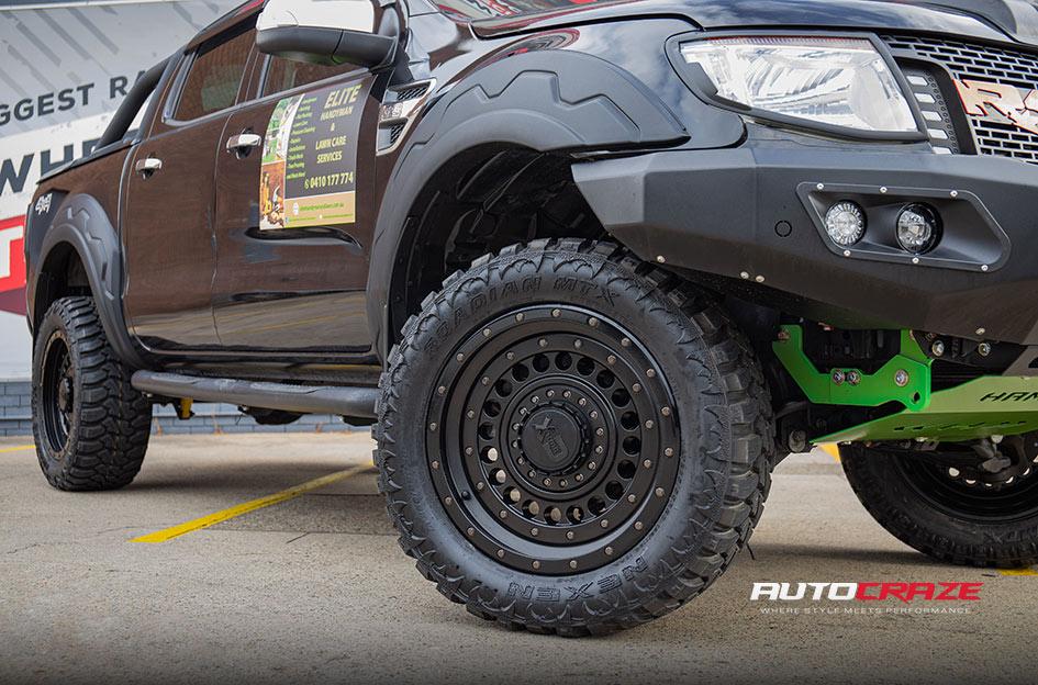 FORD RANGER PANZER XD SATIN BLACK
