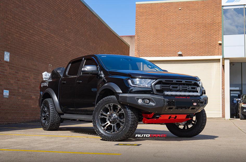 FORD-RANGER-RAPTOR-VAPOR-MATTE-BLACK-DOUBLE-DARK-TINT
