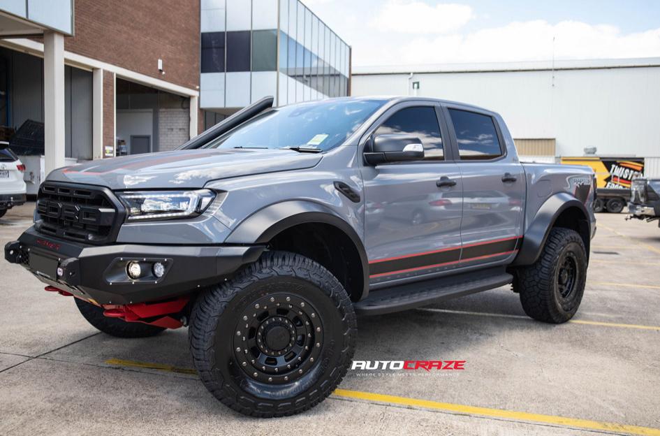 FORD RANGER RAPTOR CHASE SATIN BLACK