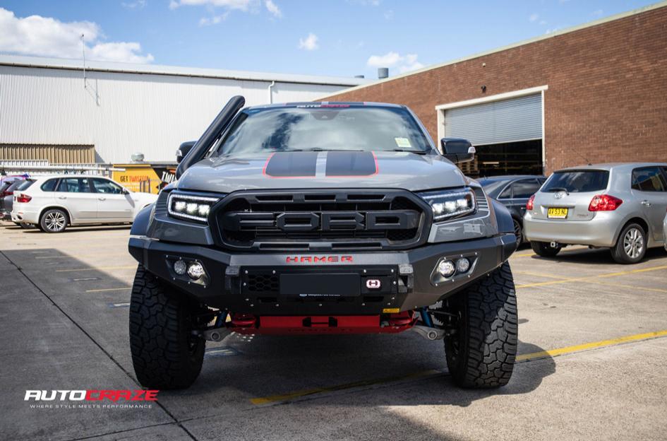 FORD RANGER RAPTOR CHASE SATIN BLACK