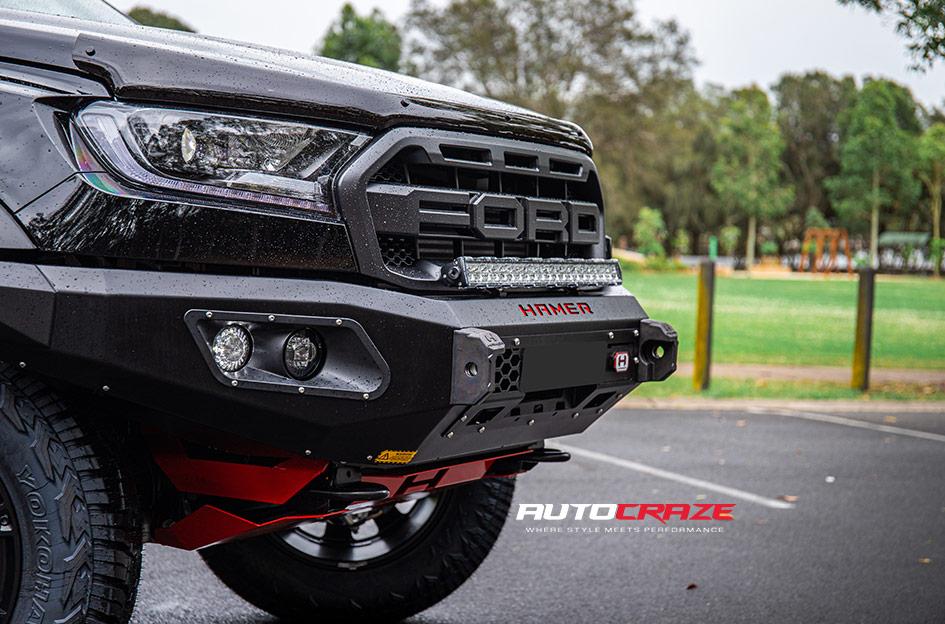 FORD RANGER RAPTOR KMC GAUNTLET XD852 SATIN BLACK