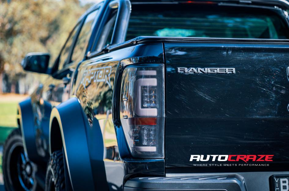 FORD RANGER RAPTOR MO922 FOLSOM GLOSS BLACK MILLED