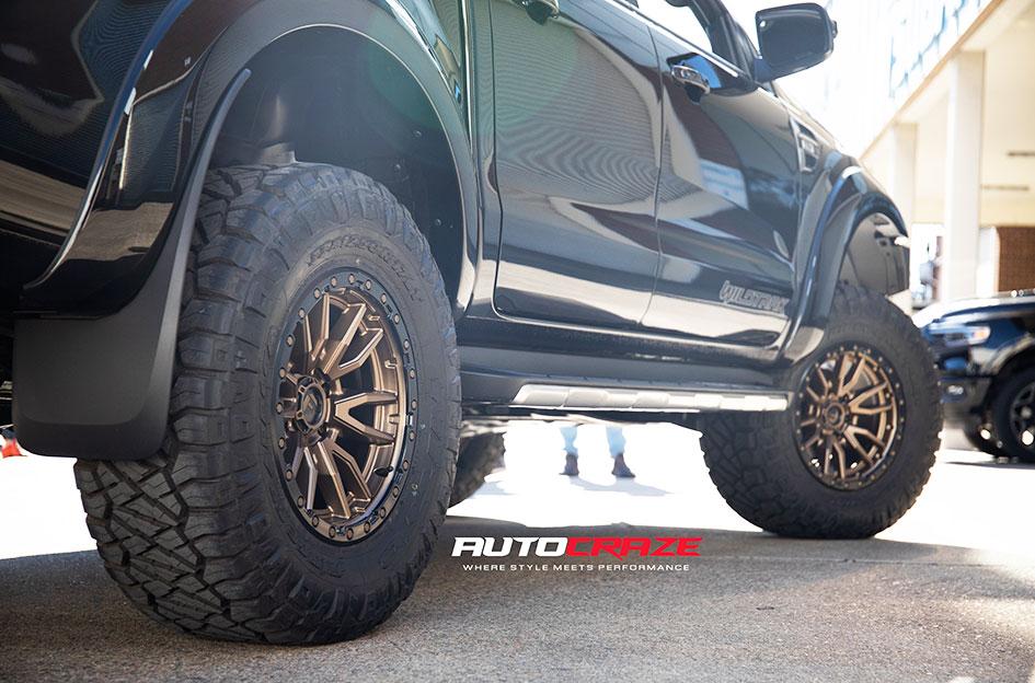 FORD RANGER REBEL MATTE BRONZE BLACK LIP