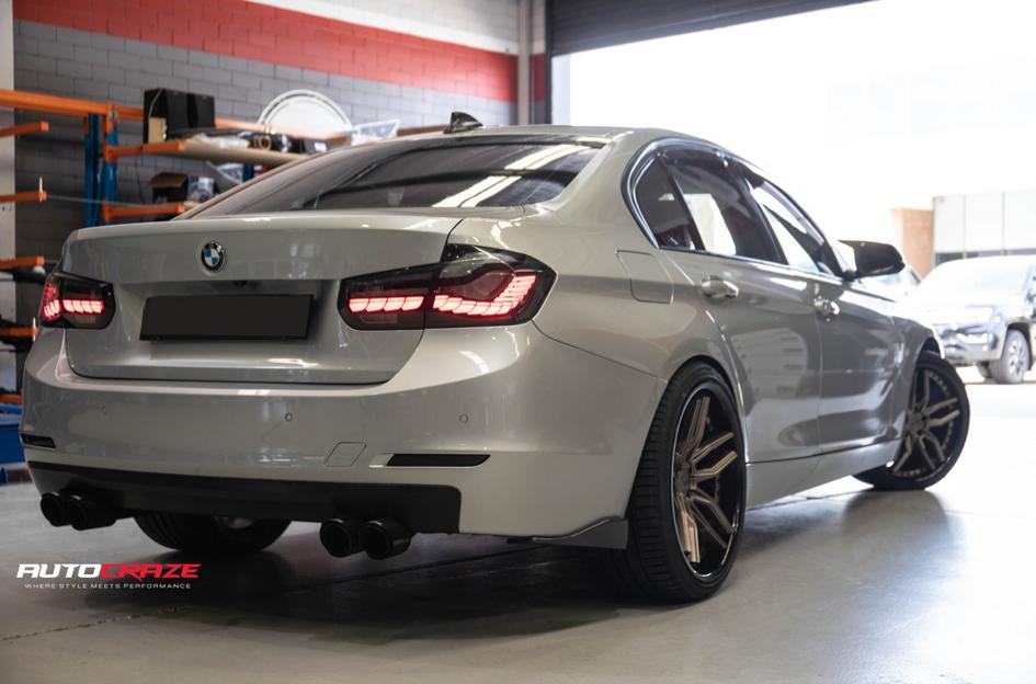 BMW 3 SERIES METHOS BRONZE W GLOSS BLACK LIP