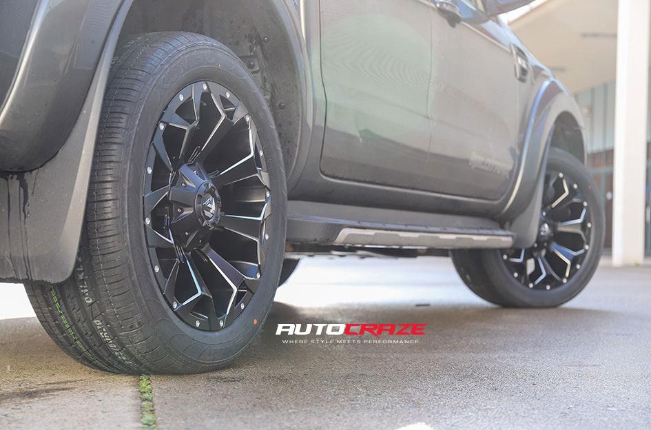 FORD RANGER ASSAULT GLOSS BLACK MILLED ACCENTS