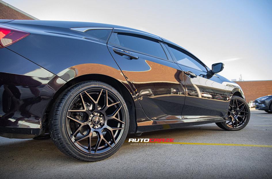 HONDA CIVIC PODIUM BLACK DARK TINT FACE