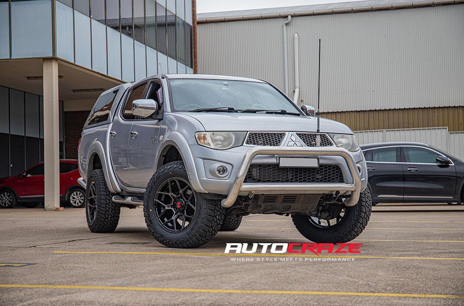 MITSUBISHI TRITON SABBATH GLOSS BLACK TINTED FACE