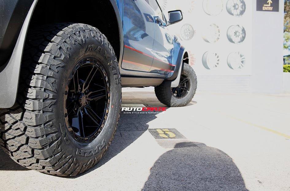 FORD RANGER RAPTOR RAILCAR 6 SATIN BLACK