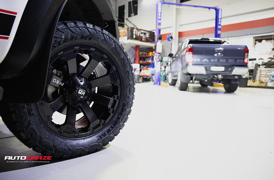 FORD RANGER AMBUSH MATTE BLACK
