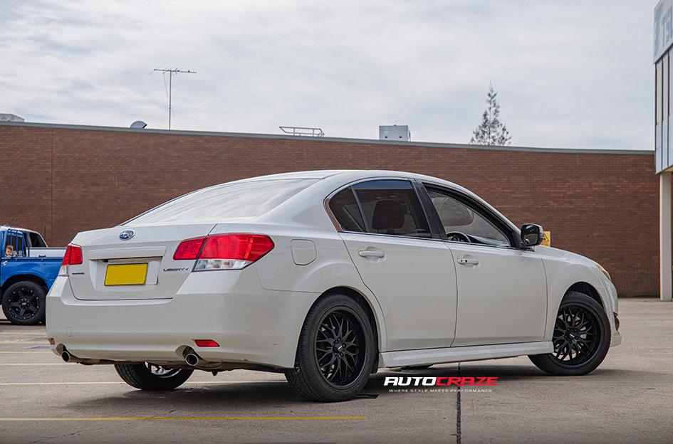 SUBARU LIBERTY CHEETAH SPORTS BLACK SUEDE
