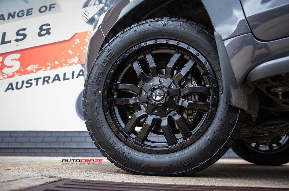 TOYOTA LANDCRUSIER SLEDGE MATTE BLACK