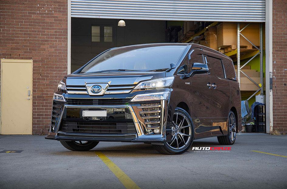 TOYOTA VELLFIRE MISANO MATTE GUN METAL