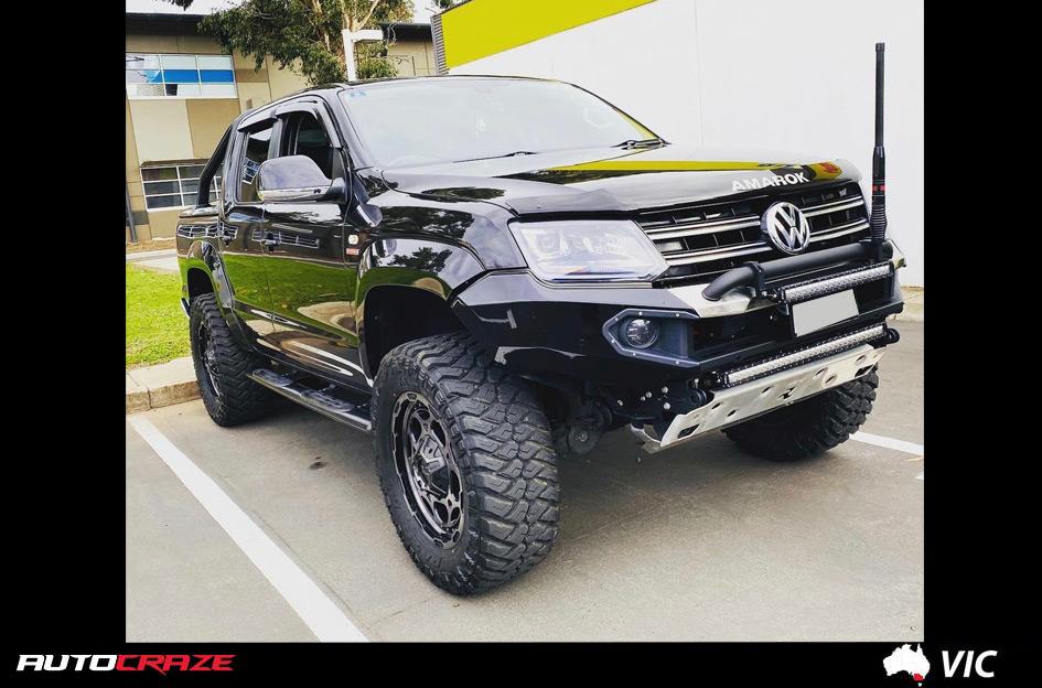 VOLKSWAGEN AMAROK DEMODOG XD SATIN BLACK GREY TINTED CLEAR COAT