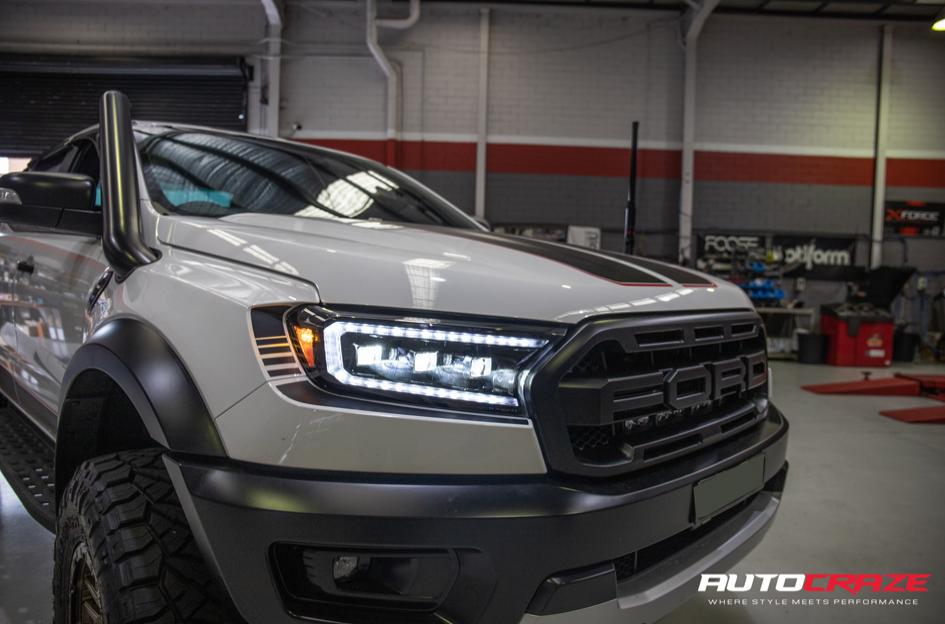FORD RANGER RAPTOR REBEL MATTE BRONZE BLACK LIP