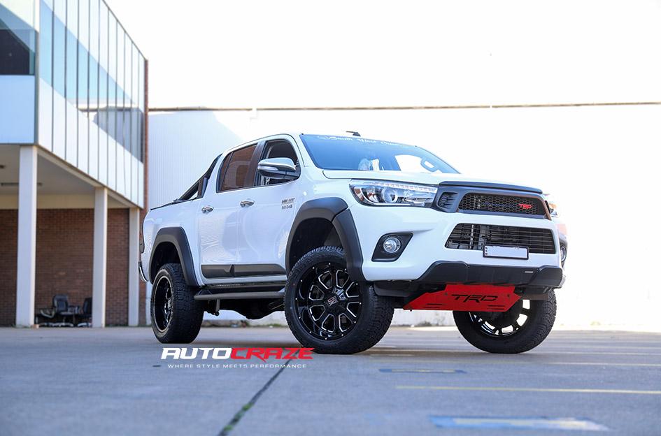 TOYOTA HILUX N80 4WD BUCK 25 XD GLOSS BLACK MILLED ACCENTS