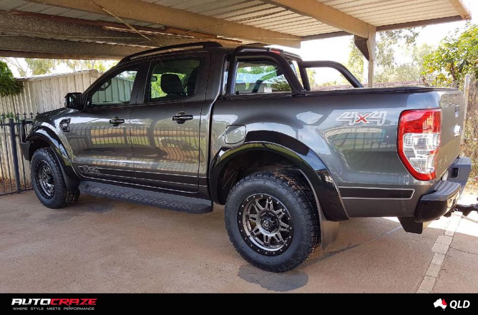 FORD RANGER HOSTAGE III MATTE ANTHRACITE WITH BLACK RING