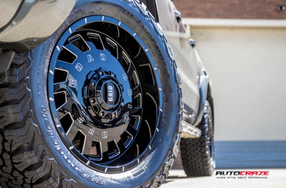 FORD RANGER GD03 GLOSS BLACK MILLED ACCENTS