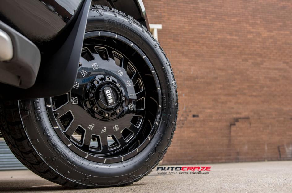 FORD RANGER GD03 GLOSS BLACK MILLED ACCENTS