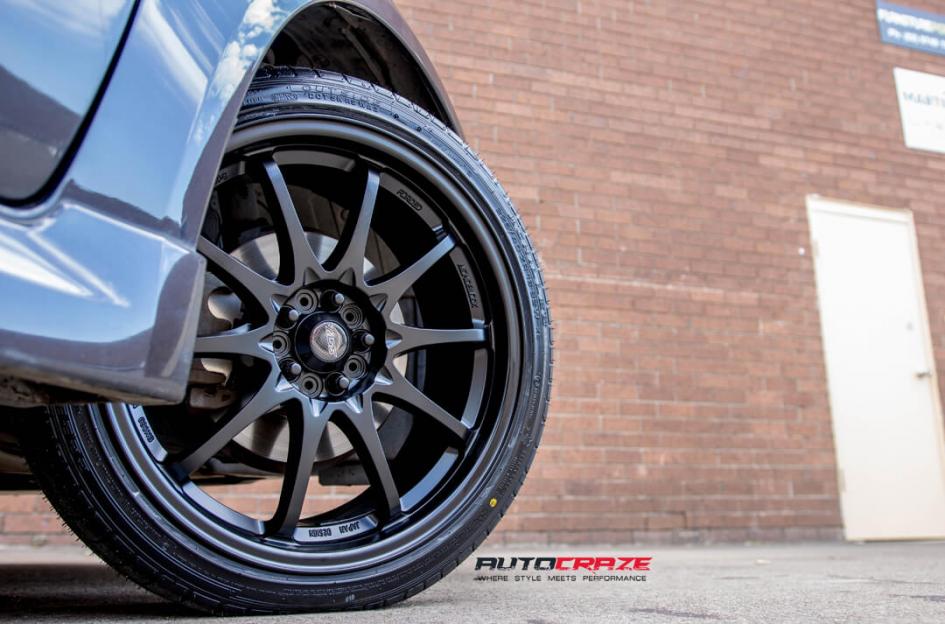 SUBARU IMPREZA ROTATE MATTE BLACK 