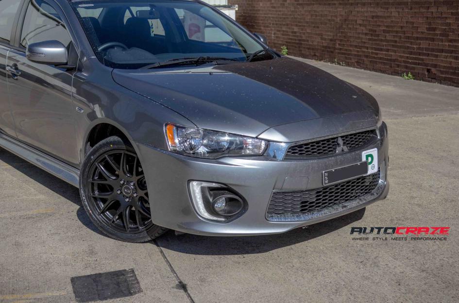MITSUBISHI LANCER OX111 MATTE BLACK