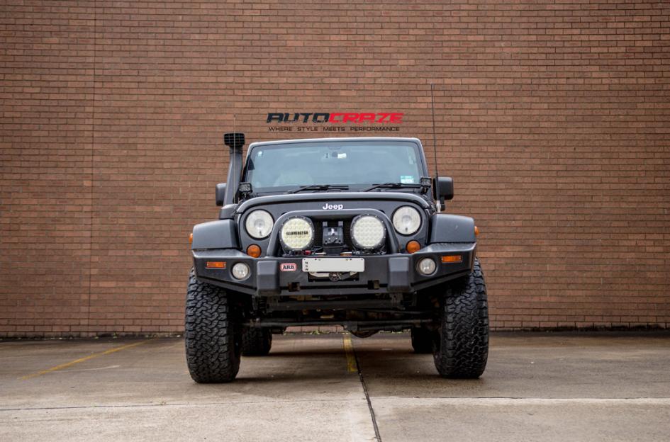 JEEP WRANGLER MAVERICK GLOSS BLACK MILLED ACCENTS