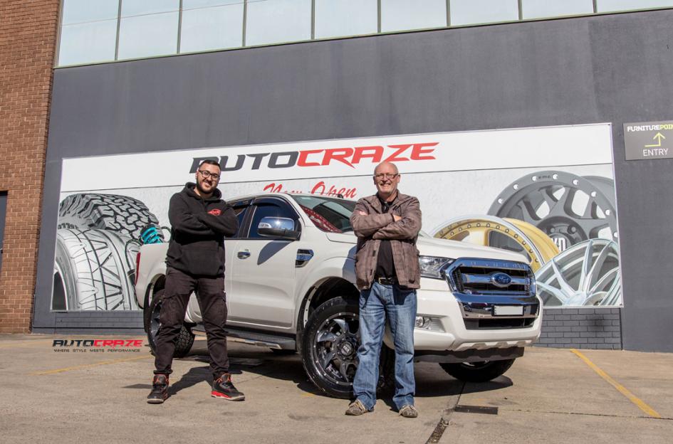 FORD RANGER GD01 GRAPHITE MILLED ACCENTS WITH CHROME INSERTS