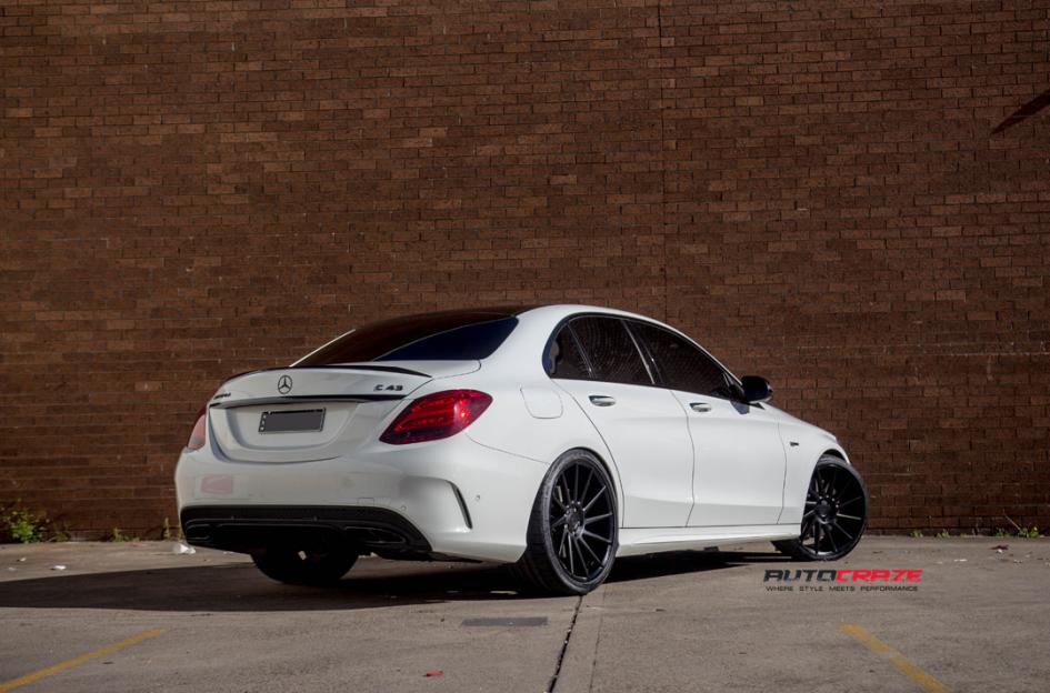 MERCEDES-C-CLASS-SURGE-MATTE-BLACK-TINTED-FACE