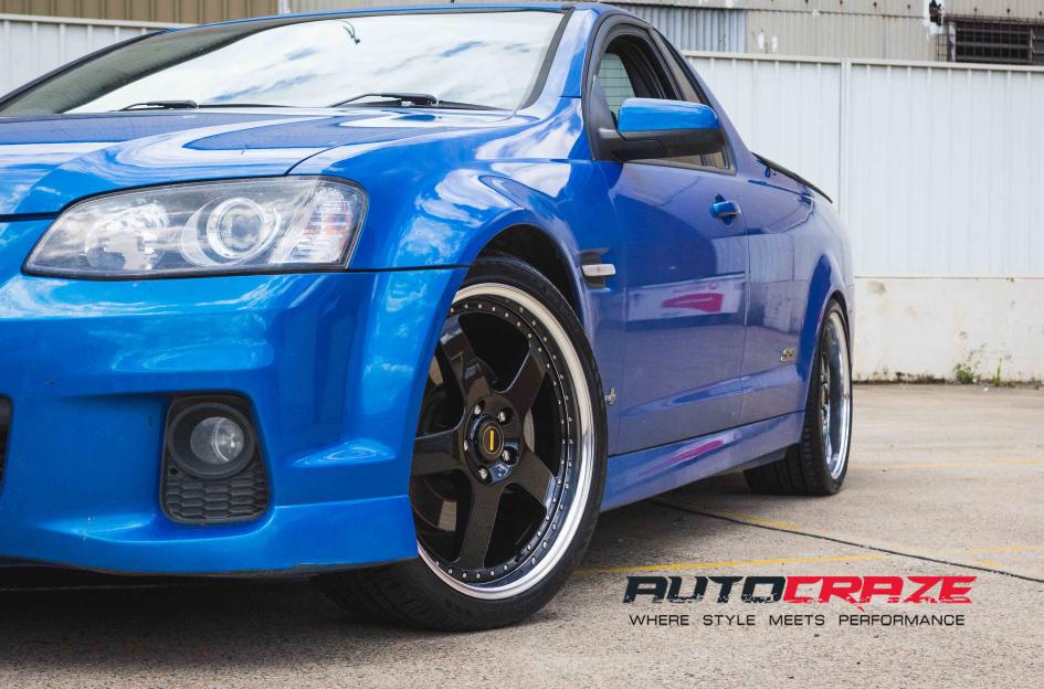 HOLDEN-COMMODORE-VE-UTE-FR-BLACK-MACHINED-LIP