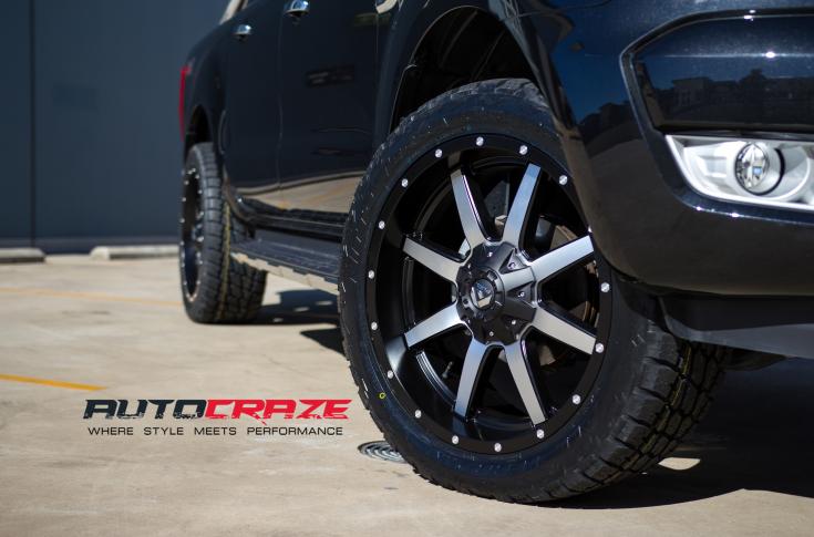 FORD RANGER MAVERICK BLACK MACHINED FACE