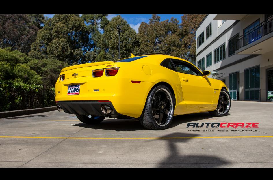 CHEVROLET CAMARO FR BLACK MACHINED LIP