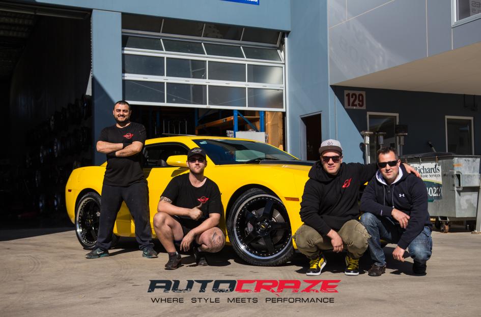 CHEVROLET CAMARO FR BLACK MACHINED LIP