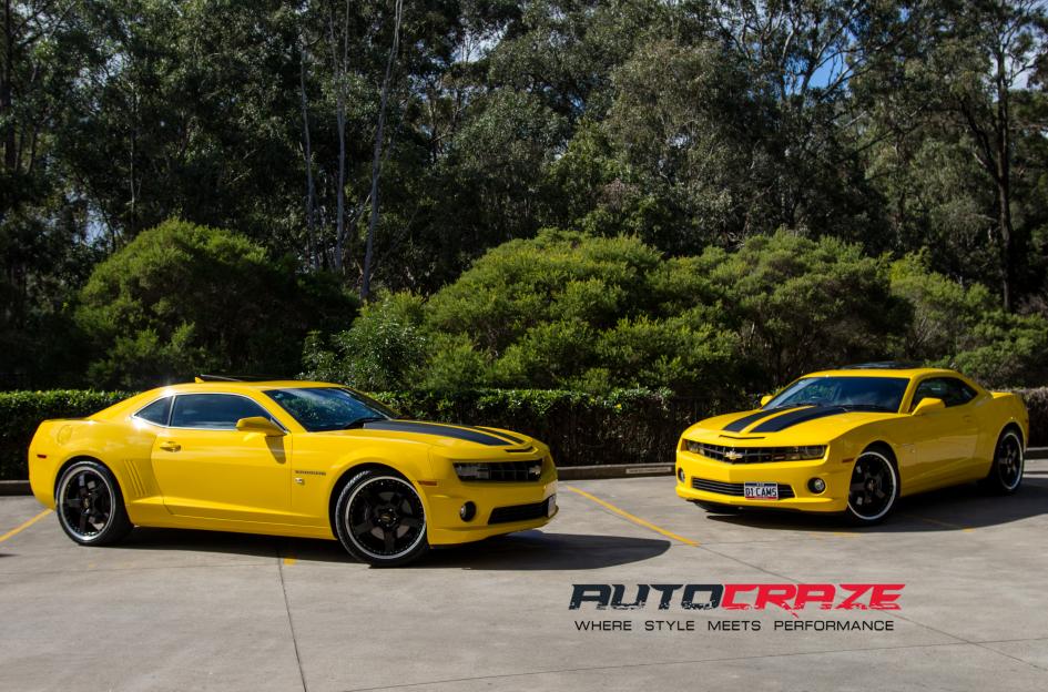 CHEVROLET CAMARO FR BLACK MACHINED LIP