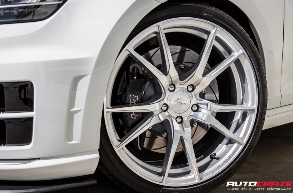 VOLKSWAGEN GOLF SF06 SILVER MACHINED FACE