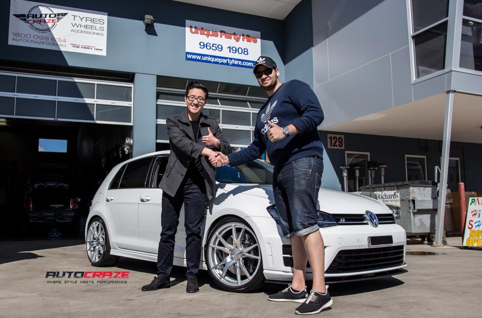 VOLKSWAGEN GOLF SF06 SILVER MACHINED FACE