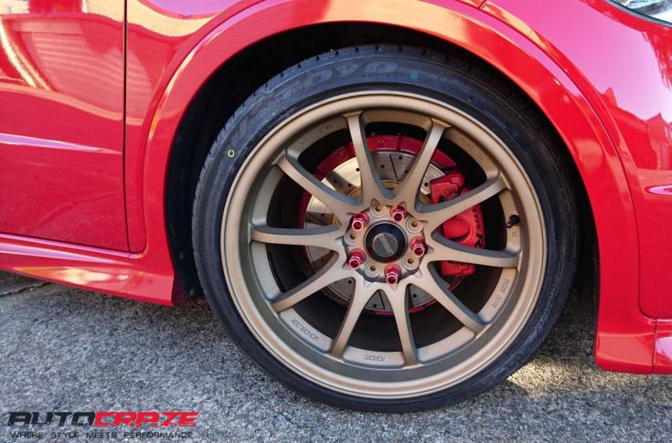 HONDA CIVIC 5 STUD ROTATE MATTE BRONZE