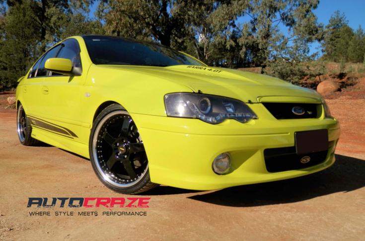 FORD FALCON BA FR BLACK MACHINED LIP