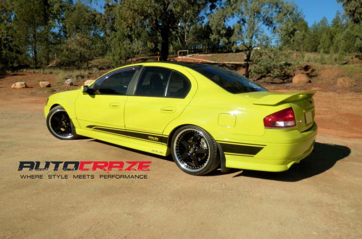 FORD FALCON BA FR BLACK MACHINED LIP