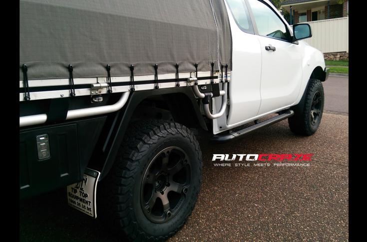 MAZDA BT 50 BEAST BLACK & MACHINED WITH DARK TINT
