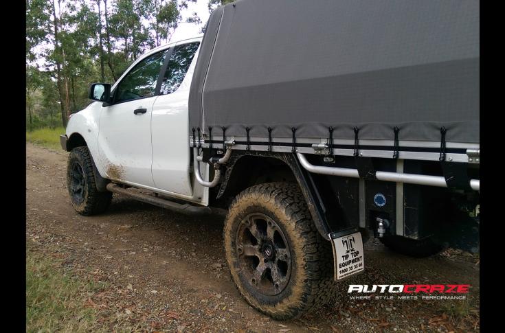 MAZDA BT 50 BEAST BLACK & MACHINED WITH DARK TINT