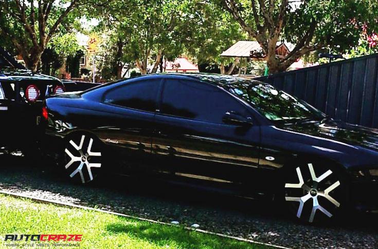 HOLDEN MONARO F SERIES BLACK OR MACHINED FACE