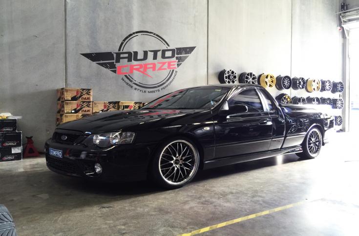 FORD FALCON FG MALICE BLACK MACHINED FACE