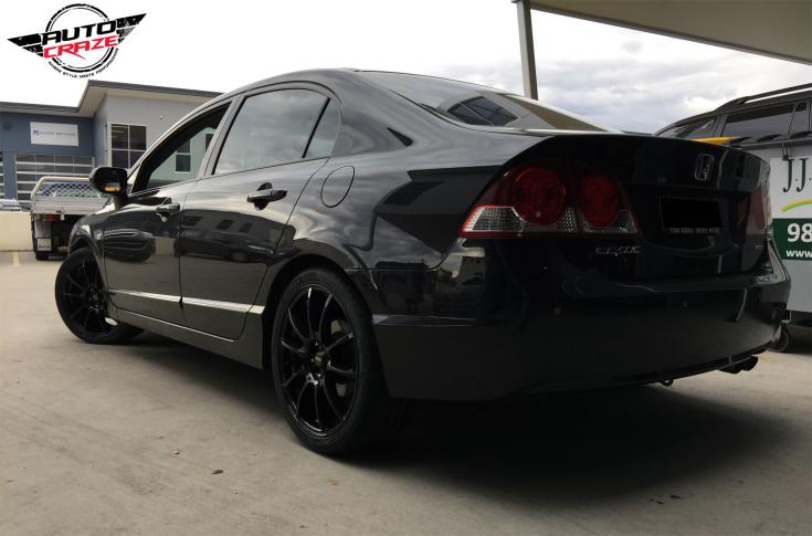 HONDA CIVIC 5 STUD CHALLENGE BLACK