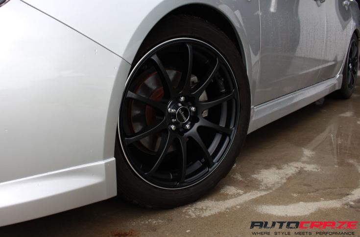 SUBARU IMPREZA HALO SATIN BLACK