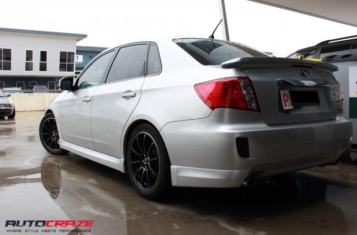 SUBARU IMPREZA HALO SATIN BLACK