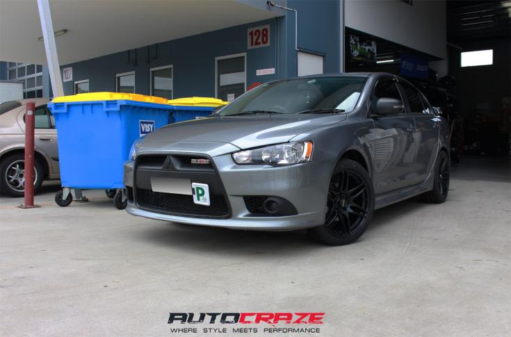MITSUBISHI LANCER CC02 MATTE BLACK