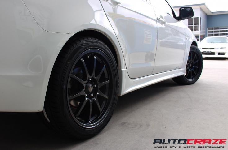 MITSUBISHI LANCER ROTATE MATTE BLACK